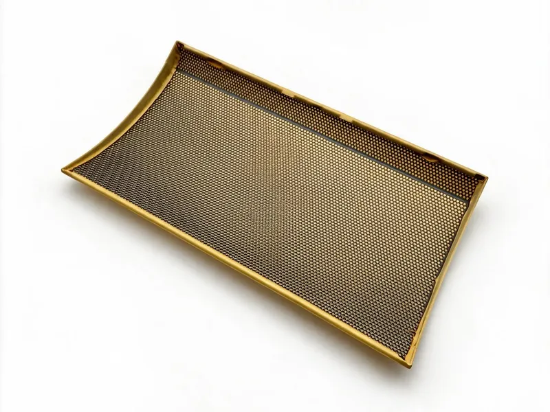 Fabric-covered metal grille with fleece